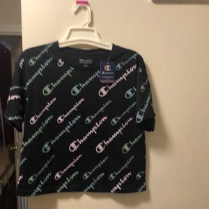 Champion Graphic Crop Tee XL
